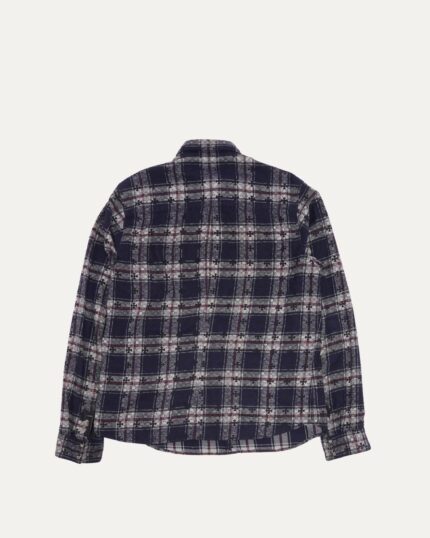 Cross Patch Monogram Flannel Shirt (back side)