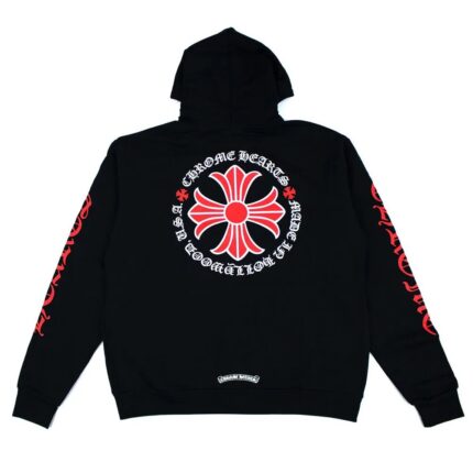 Chrome Hearts Made In Hollywood Plus Cross Hoodie back side image