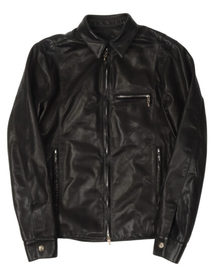 Chrome Hearts Leather Jacket (front side)