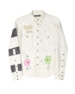 Chrome Hearts Painted Matty Boy Canvas Shirt (front side)