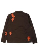 Leather Cross Work Shirt (back side)