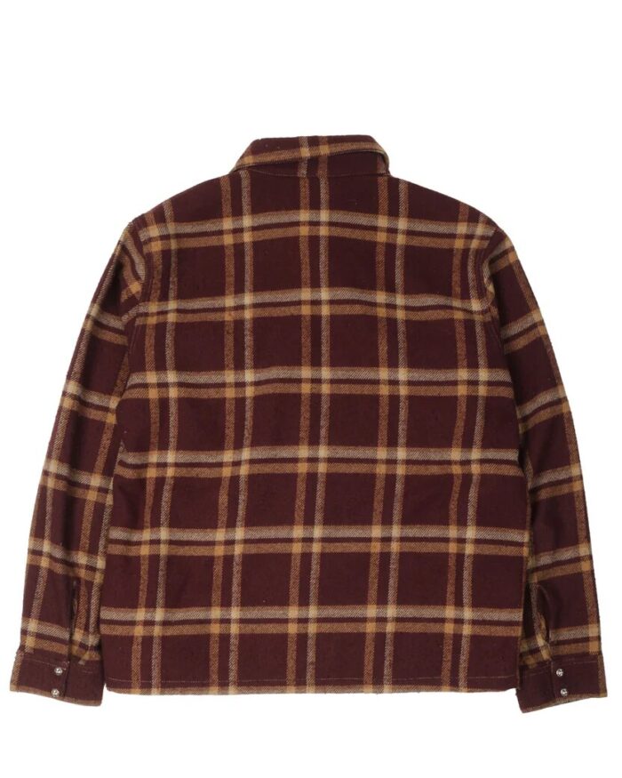 Plaid Flannel Shirt back side