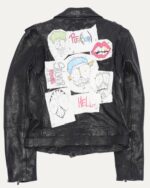 Chrome Hearts Matty Boy Patch Leather Jacket(back side)