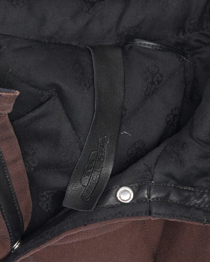 Chrome Hearts Quilted Down-Filled Horseshoe Logo Jacket (jacket logo on chip)