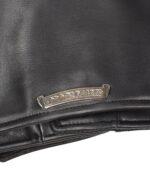 Chrome Hearts Robert Mapplethorpe Leather Moto Jacket(logo )