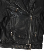 Chrome Hearts Matty Boy Patch Leather Jacket (miltipul zips on jacket)