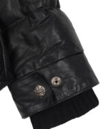 Chrome Hearts Leather Puffer Down Jacket (arm)