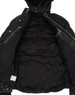 Chrome Hearts Leather Puffer Down Jacket (open a jacket)